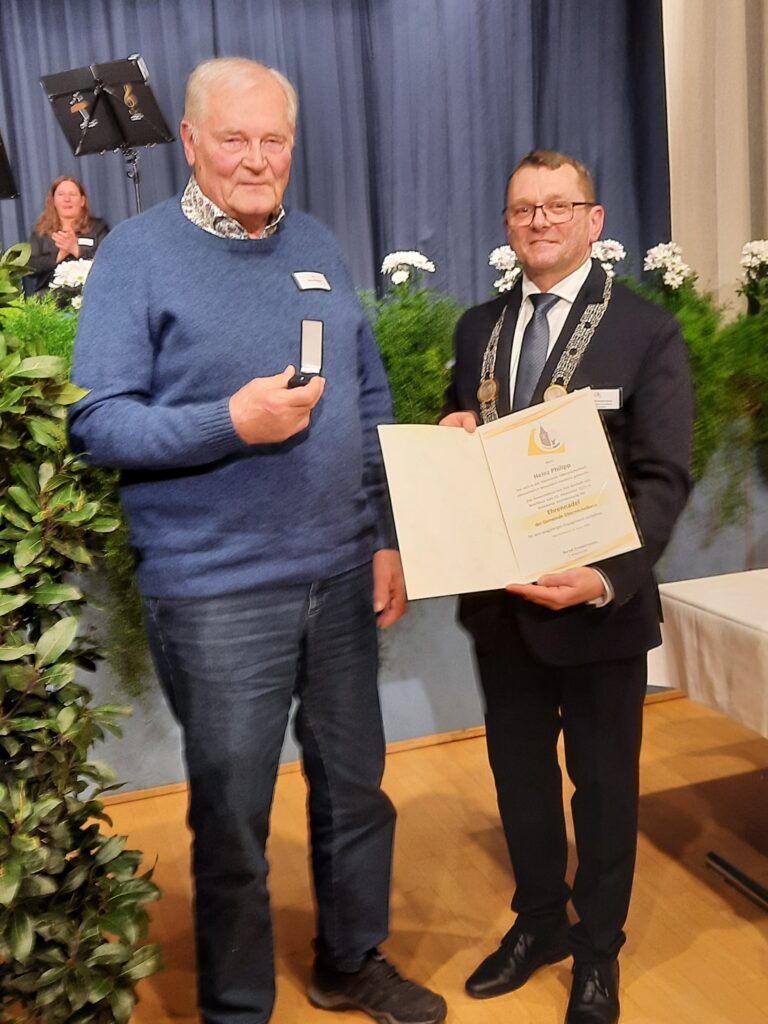 Große Auszeichnung für Heinz Philipp