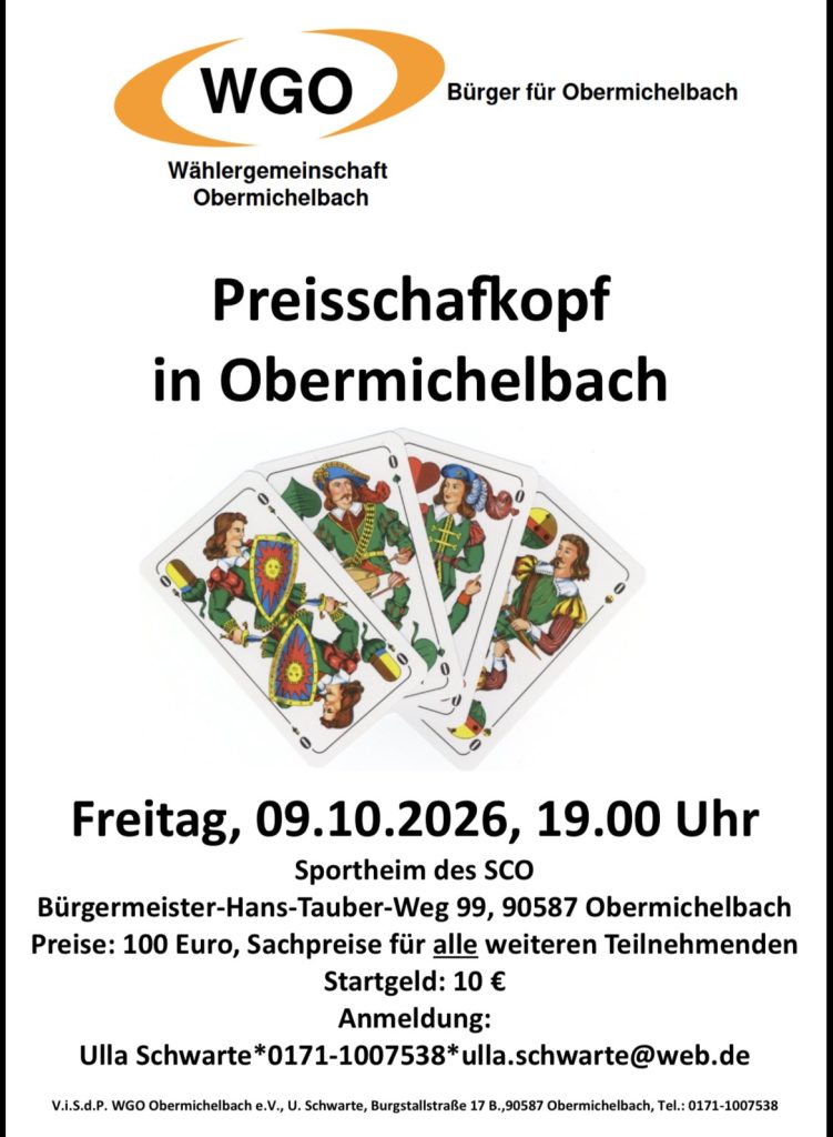 WGO Schafkopf-Turnier 2026